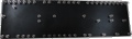 Turret Board Black 3mm Loaded with 52 Turrets 258mm x 76mm
