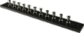 Turret Strip 127mm x15.875mm loaded w 11 turrets