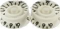 Knob Speed White package of 2 