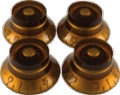 Knob Classic Top Hat Amber package of 4