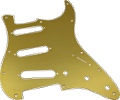 Pickguard Fender Strat 11-Hole Gold-Anodized