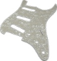 Pickguard Original Fender American Strat 11-Hole White Pearloid 