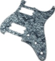 Pickguard Fender Standard Strat 4-Ply 11-Hole Black Pearloid 