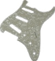 Pickguard Fender Standard Strat 4-Ply 11-Hole White Pearloid