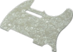 Pickguard Original Fender American Tele 8-Hole White Pearloid 