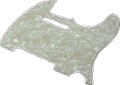 Pickguard Original Fender American Tele 8-Hole White Pearloid 