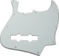 Pickguard Fender American Std Jazz Bass 3-Ply White with Truss Rod