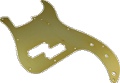 Pickguard Original Fender 57 P-Bass Gold-Anodized 