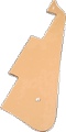 Pickguard Gibson for Les Paul Standard Cream