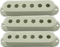 Pickup Covers Original Fender Strat White package of 3