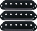 Pickup Covers for Single Coil Strat Black package of 3 