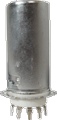 Socket 9 Pin Ceramic PC Mount with Aluminum Shield 