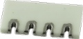 Terminal Strip Ceramic 1 Row 4 slots 2.5mm thread
