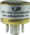 Yellow Jacket Solid State Rectifier for 5AR4 5U4 5Y3 Tubes 