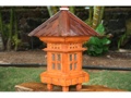 OUTDOOR LANTERN W  GLASS SHINGLE ROOF TOP 10 OUTDOOR LIGHT