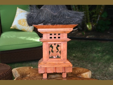 Balinese Sconce Lantern 10 Tropical Wall Decor