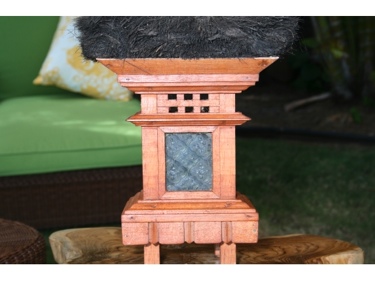 Balinese Sconce Lantern W Glass 10 Tropical Wall Decor