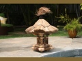 Tiger Bamboo Tiki Lantern Outdoor Light 2.5 Foot