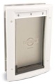 Plastic Pet Door Premium White Small