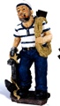 Large 30 Inch Sailor Standing Nautical Figure