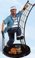 10 Inch Sailor Climbing Nautical Figure