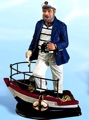 11 Inch Captain on Bow Nautical Figure