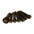 Roosebeck Bridge & End Pins (6+1) Ebony Pearl