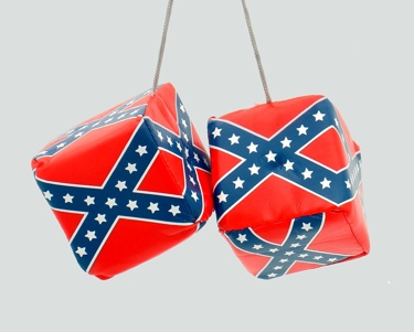 Hanging Rebel Dice (package contains 1 pair of 3 dice)