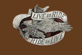 Live to Ride Belt Buckle 3-3/4 x 2-3/4