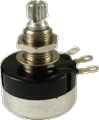 Pot 500K Linear SEALED 24mm Knurled Shaft