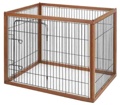 Wood Pet Pen 120-90 in Autumn Matte