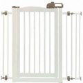 One-Touch Pet Gate in White