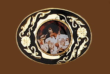 The King Belt Buckle 3-1/4 x 2-1/2