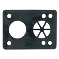 Riot Gear Vibra Soft Risers 6 Hole 1/8 in.  Black  Ea.