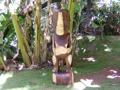TIKI LONO FISHERMAN 4 FOOT OUTDOOR GARDEN ACCENTS