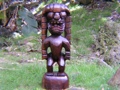 GOD OF KING KAMEHAMEHA 24 STAINED HAND CARVED ? KUKA'ILIMOKU