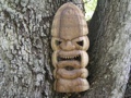 CARVED TIKI MASK 18 HAWAIIAN TIKI GOD