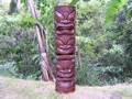 Triple Headed Tiki Totem 39 Love Health Prosperity