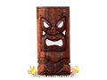 KANALOA TIKI MASK 18 BROWN COLOR HAWAIIAN TRADITION