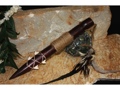 HAWAIIAN SPEAR WEAPON 12 W SHARK TEETH HAWAII ART