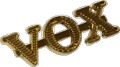 Logo Genuine Vox Gold Large for AC30 
