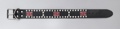 Rebel Dog Collar Leather 12-15 neck