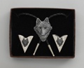 Bolo Tie & Collar Tip Boxed Set - Wolf Head