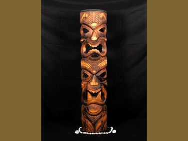 Love Prosperity Mask 40 Antique Finish