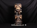 STACKED TIKI KU KANE 24 ACACIA WOOD GARDEN decor