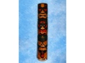 PAINTED TRIPLE TIKI MASK W MAORI TONGUE 40 TIKIS GALOR