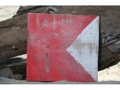 B Nautical Rustic Flag 8' X 8' Wood Panel Nautical Decor