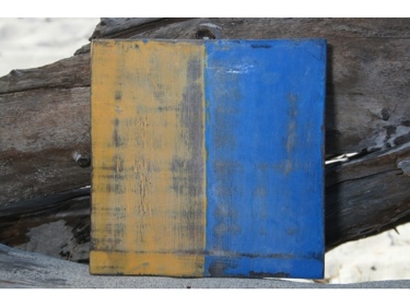 K NAUTICAL RUSTIC FLAG 8' X 8' WOOD PANEL NAUTICAL decor