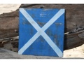 M NAUTICAL RUSTIC FLAG 8' X 8' WOOD PANEL NAUTICAL decor