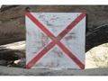 V NAUTICAL RUSTIC FLAG 8' X 8' WOOD PANEL NAUTICAL decor